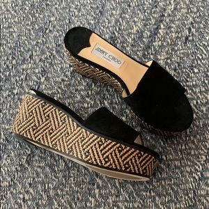 Jimmy Choo Suede Slides